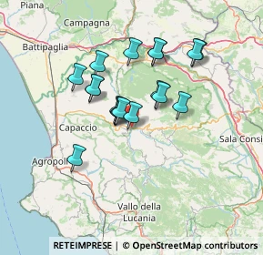 Mappa Via Ponte Calore, 84020 Aquara SA, Italia (11.86722)