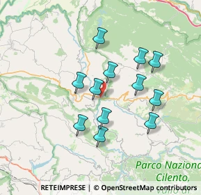 Mappa Via Ponte Calore, 84020 Aquara SA, Italia (6.62917)