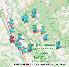 Mappa C.da Manca Cozzaro, 85052 Marsico Nuovo PZ, Italia (9.4525)