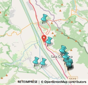 Mappa Via Mura Rosse, 84036 Sala Consilina SA, Italia (5.37429)