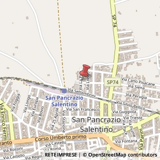 Mappa Via Guglielmo Marconi, 62, 72026 San Pancrazio Salentino, Brindisi (Puglia)