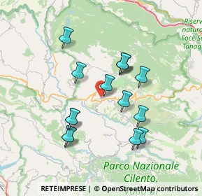 Mappa Parco Nazionale del Cilento, 84020 Bellosguardo SA, Italia (7.01333)