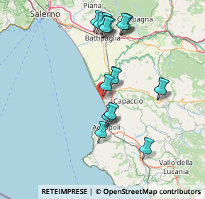 Mappa Via Ponte di Ferro, 84047 Capaccio SA, Italia (15.74737)