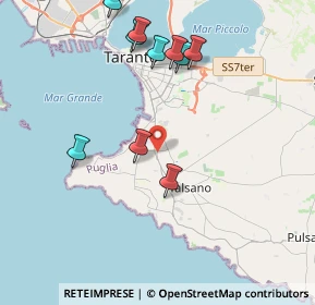 Mappa Via Unità d'Italia, 74121 Taranto TA, Italia (4.83182)