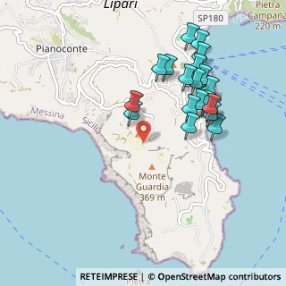Mappa San Bartolo al Monte, 98055 Lipari ME, Italia (1.091)