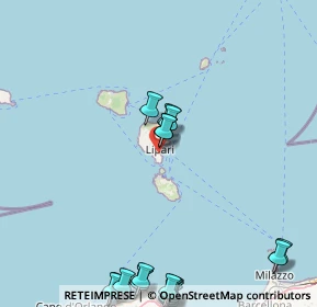 Mappa Contrada Mendolita, 98055 Lipari ME, Italia (26.659)