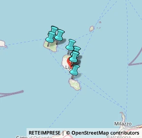 Mappa Contrada Mendolita, 98055 Lipari ME, Italia (8.19167)