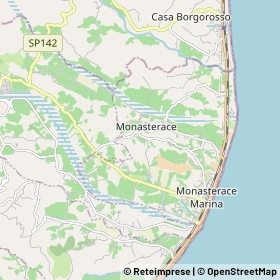 Mappa Monasterace