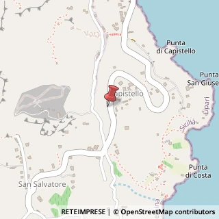Mappa Via San Salvatore, 98055 Lipari ME, Italia, 98055 Lipari, Messina (Sicilia)