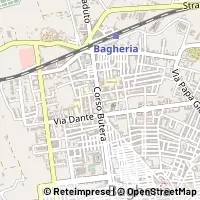 地図 Bagheria