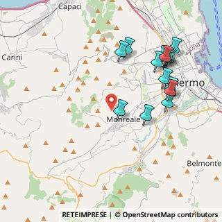 Mappa Strada Vicinale Caputello, 90046 Monreale PA, Italia (4.82286)