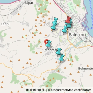 Mappa Strada Vicinale Caputello, 90046 Monreale PA, Italia (4.5375)