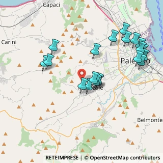 Mappa Strada Vicinale Caputello, 90046 Monreale PA, Italia (4.7895)