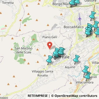 Mappa Strada Vicinale Caputello, 90046 Monreale PA, Italia (3.342)