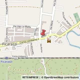 Mappa Corso Umberto I,  847, 90010 Ficarazzi, Palermo (Sicilia)