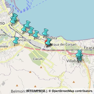 Mappa Via Filippo Pecoraino, 90100 Palermo PA, Italia (2.74333)