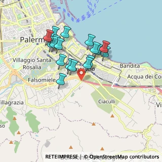 Mappa Via Brasca, 90124 Palermo PA, Italia (1.79111)