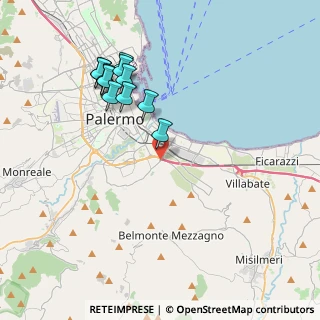 Mappa Via Brasca, 90124 Palermo PA, Italia (4.42167)