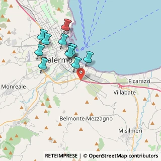 Mappa Via Brasca, 90124 Palermo PA, Italia (4.03182)
