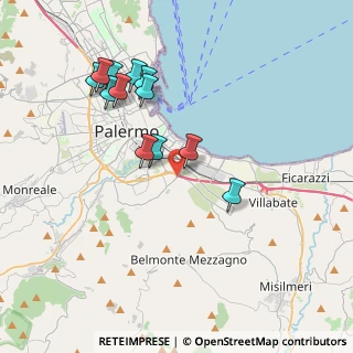 Mappa Via Brasca, 90124 Palermo PA, Italia (4.19333)