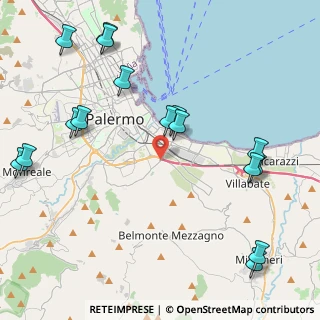 Mappa Via Brasca, 90124 Palermo PA, Italia (5.90125)