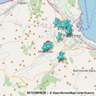 Mappa Via Umberto I, 90046 Monreale PA, Italia (3.41231)