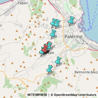 Mappa Via Umberto I, 90046 Monreale PA, Italia (2.69154)
