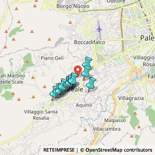 Mappa Via Umberto I, 90046 Monreale PA, Italia (1.225)