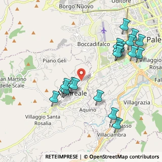 Mappa Via Umberto I, 90046 Monreale PA, Italia (2.528)