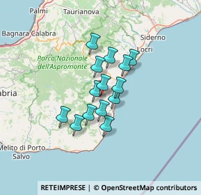 Mappa 89030 Caraffa del Bianco RC, Italia (9.84)