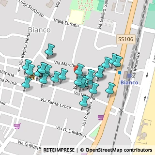 Mappa Via Torino, 89032 Bianco RC, Italia (0.1037)