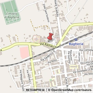 Mappa Via Rammacca, 50, 90011 Bagheria, Palermo (Sicilia)