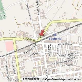 Mappa Via Rammacca, 130, 90011 Bagheria, Palermo (Sicilia)