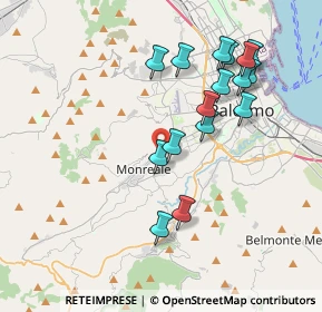 Mappa Via Circonvallazione di Monreale km 0, 90046 Palermo PA, Italia (4.17938)