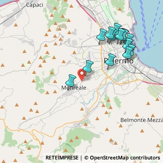 Mappa Via Circonvallazione di Monreale km 0, 90046 Palermo PA, Italia (5.045)
