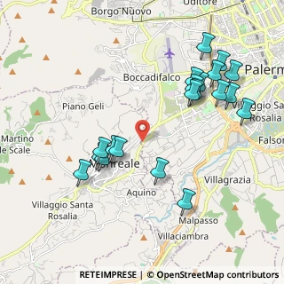 Mappa Via Circonvallazione di Monreale km 0, 90046 Palermo PA, Italia (2.398)