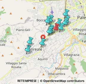 Mappa Via Circonvallazione di Monreale km 0, 90046 Palermo PA, Italia (1.74643)
