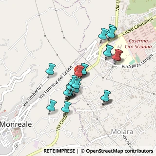 Mappa Via Circonvallazione di Monreale km 0, 90046 Palermo PA, Italia (0.44231)