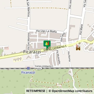 Mappa Corso Umberto I, 520, 90010 Ficarazzi, Palermo (Sicilia)