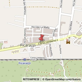 Mappa Corso Umberto I,  683, 90100 Ficarazzi, Palermo (Sicilia)