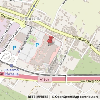 Mappa Via Filippo Pecoraino, 47, 90124 Palermo, Palermo (Sicilia)