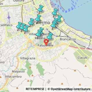 Mappa 90125 Palermo PA, Italia (2.28923)