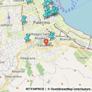 Mappa 90125 Palermo PA, Italia (3.12)