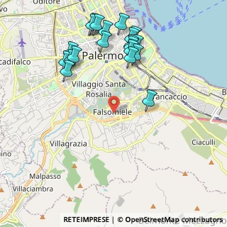 Mappa 90125 Palermo PA, Italia (2.662)