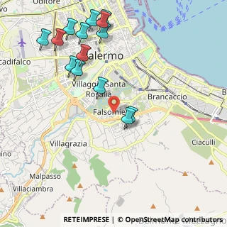 Mappa 90125 Palermo PA, Italia (2.69429)