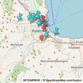 Mappa 90125 Palermo PA, Italia (4.08933)