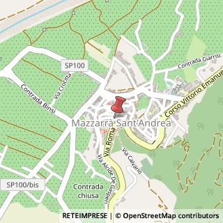 Mappa Via Municipio, 1, 98056 Mazzarrà Sant'Andrea, Messina (Sicilia)