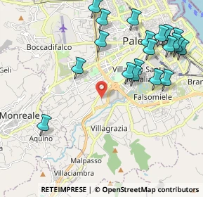 Mappa Palermo, 90129 Palermo PA, Italia (2.7105)