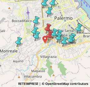 Mappa Palermo, 90129 Palermo PA, Italia (1.93313)