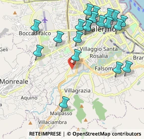 Mappa Palermo, 90129 Palermo PA, Italia (2.6405)